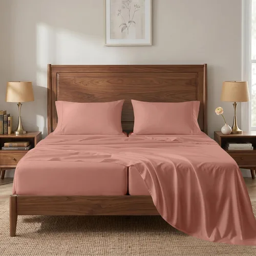 Miniatura 60 de LANE LINEN - Sábanas tamaño Split King para cama ajustable, 450 hilos, 100% algodón, 2 sábanas bajeras individuales XL, con bolsillo profundo