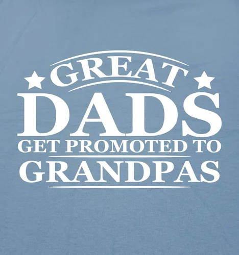 Miniatura 2 de Great Dads Get Promoted to Grandpas Pops - Camiseta divertida para hombre
