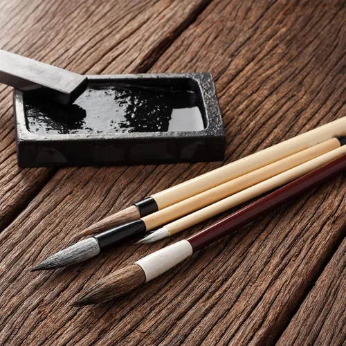 Miniatura 7 de PATIKIL Pincel redondo para pintura, paquete de 3 unidades, acuarela, tinta, caligrafía, pincel, dibujo, arte Sumi-e, mango de madera para Marrón