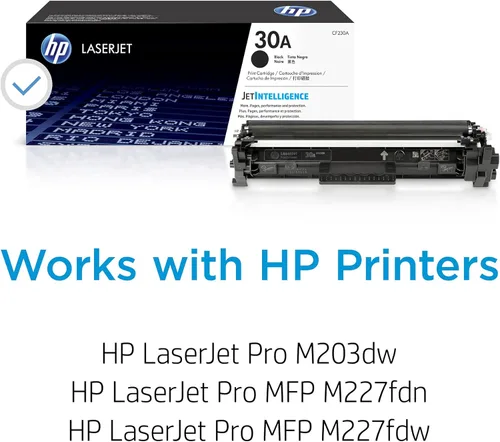 Miniatura 2 de Cartucho de tóner HP 30A negro Funciona con Laserjet Pro M203 Serie, Laserjet Pro MFP M227 Serie CF230A