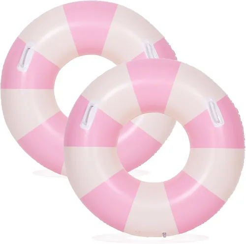 Miniatura 10 de Flotadores inflables de piscina para adultos, flotadores inflables para anillo de natación para adultos, balsa de piscina inflable para verano, Verde