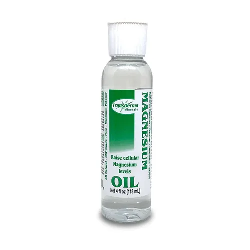 Aceite de magnesio de 4 onzas – Suplemento de magnesio puro y potente para la salud de la piel – Cloruro de magnesio líquido puro hexahidrato hecho