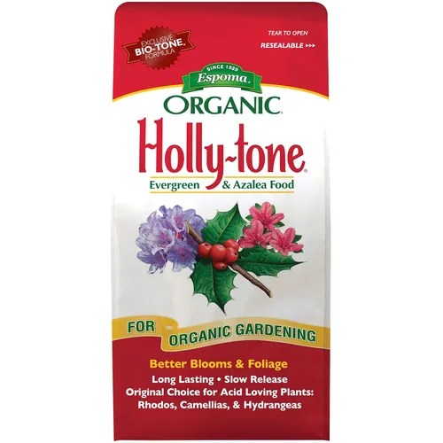 Espoma Alimento orgánico para plantas de hoja perenne y azalea; bolsa de 4 libras; el fertilizante orgánico original y mejor para todas las plantas