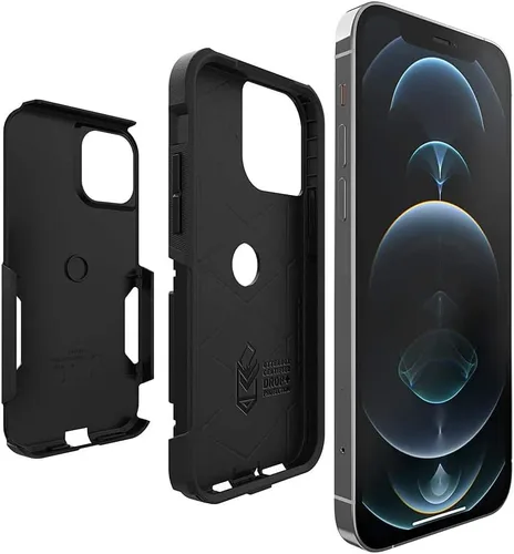 Miniatura 4 de OtterBox Serie Commuter - Funda para iPhone 12 y iPhone 12 PRO (SÓLO) Empaque No Comercial - (Negro)