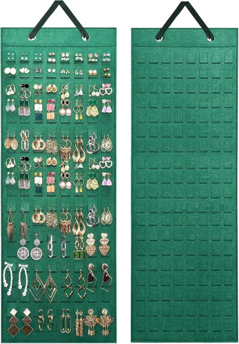Miniatura 12 de Lolalet Organizador Colgante de Aretes con 20 Ganchos para Mujeres, Organizador de Aretes de Pared Colgador de Aretes, Almacenamiento de Aretes