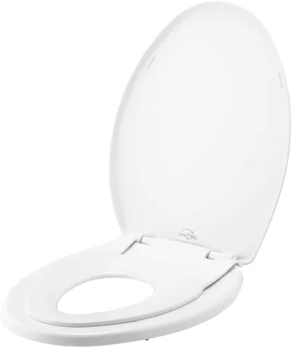 Miniatura 14 de Little2Big - Asiento de inodoro con asiento de entrenamiento integrado para niños pequeños, cierre lento, fácil de instalar, fabricado en Estados