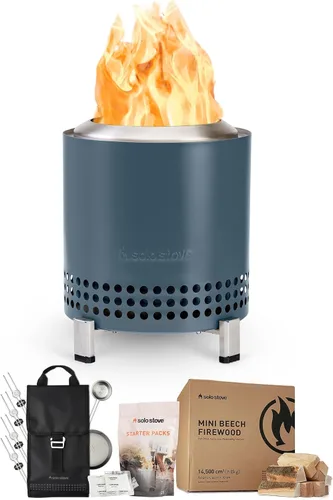 Miniatura 31 de Solo Stove Mesa, Hoguera de Mesa de 5.1 Pulgadas con Soporte - Hoguera de Acero Inoxidable Sin Humo para Acampar, al Aire Libre y Patio - Hoguera