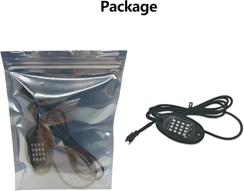 Miniatura 2 de 1 Cápsula de Repuesto para Cápsula Dañada para Luces de Roca LED RGB Segmentadas de 12v Luz Inferior Multicolor Impermeable de Neón para Jeep