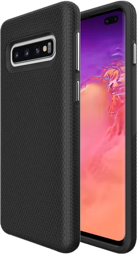 Miniatura 9 de KIOMY Funda transparente para Samsung Galaxy S10+/ S10 Plus, esquinas de bolsa de aire, a prueba de golpes, funda protectora para teléfono TPU Brillo
