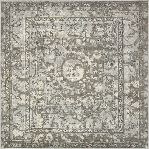 Miniatura 14 de tapete moderno clásico, colección La Jolla, Polipropileno, Gris Gris/Plateado