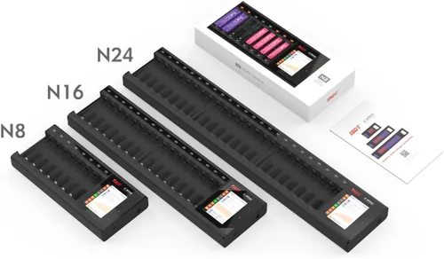 Miniatura 9 de ISDT N16 36W 1.5A 16-Slot Speedy Smart LCD Display Batería Universal Cargador rápido rápido para baterías recargables AA AAA Li-lon LiHv Ni-MH Ni-Cd