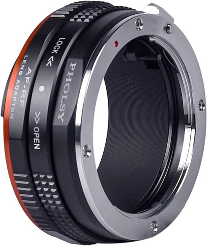 Miniatura 5 de PHOLSY Adaptador de Montura de Lente con Anillo de Control de Apertura Compatible con Lentes Sony A Minolta AF a Cuerpo de Cámara Canon EOS RF