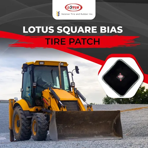 Miniatura 2 de Parche cuadrado para neumáticos Lotus OTR/Earthmover SQ1 (6-3/4 x 6-3/4)