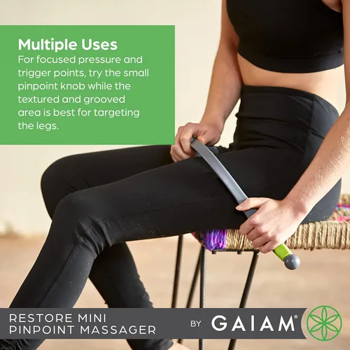 Miniatura 3 de Gaiam Restore Mini Pinpoint - Rodillo de masaje muscular