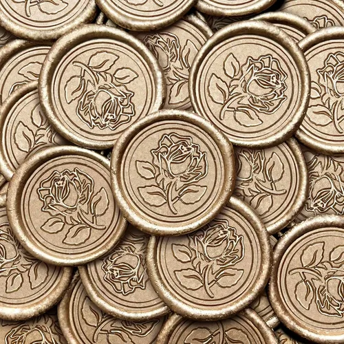 25 calcomanías para sellos de cera, hechas a mano, autoadhesivas, para invitaciones de bodas, sobres, envoltura de regalo, Navidad (estilo rosa,