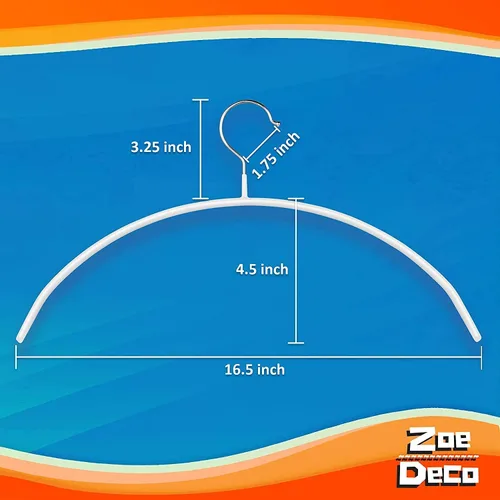 Miniatura 6 de Perchas para ropa – Paquete de 10 perchas de hierro de acero sólido de alta calidad para ropa y suéteres, antideslizantes, sin protuberancias