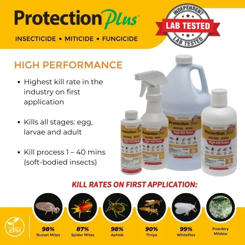 Miniatura 2 de Protección ecológica para plantas, insecticida de amplio espectro, fungicida, acicida; mata y repele ácaros, mosca blanca, pulgones, trips, más