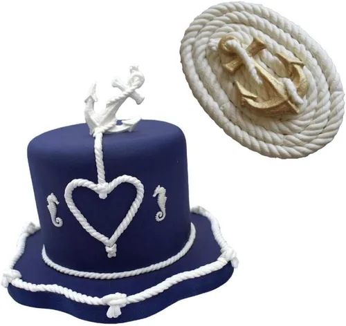 Miniatura 8 de Molde de silicona de cuerda, paquete de 2 tiras de arcilla polimérica con borde de encaje, para decoración de pasteles, decoración de cupcakes