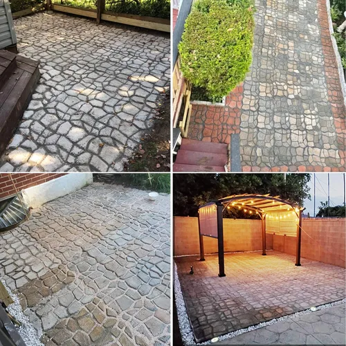 Miniatura 5 de Walk Maker, Moldes de Piedra Pathmate para Pavimentación, Moldes de Concreto para Pavimento, Pavimentador de Piedras de Paso, Molde para Senderos