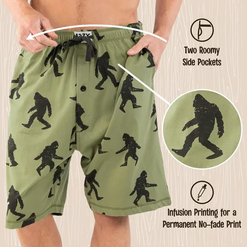 Miniatura 132 de Lazy One - Pantalones cortos de pijama para hombre, ropa de dormir