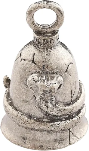 Miniatura 29 de Campana Guardian Bell de Animales para Buena Suerte con Llavero y Bolsa de Regalo de Terciopelo Negro Campana para Motocicleta De peltre sin Koi