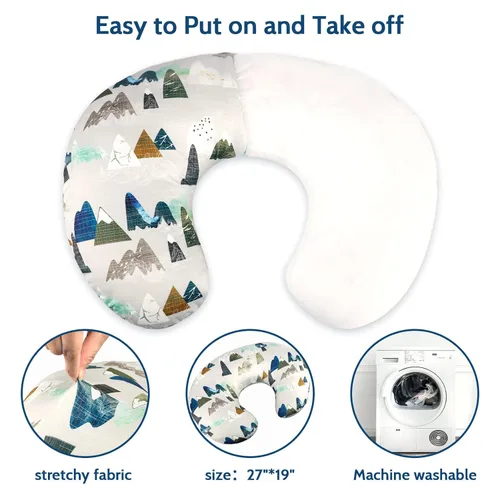 Miniatura 4 de Funda para almohada de lactancia TANOFAR, funda de almohada de lactancia neutral para bebés niños y niñas, funda de almohada de lactancia ultra