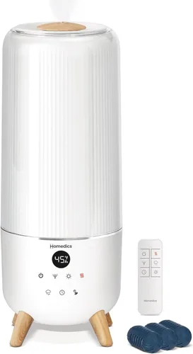 Miniatura 7 de Homedics Humidificador ultrasónico – Humidificadores de aire grandes de lujo para dormitorio, plantas, oficina, tanque de llenado superior de 1.47