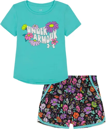 Miniatura 39 de Under Armour baby-girls Short Sleeve Shirt and Shorts Set, Durable Stretch and Lightweight