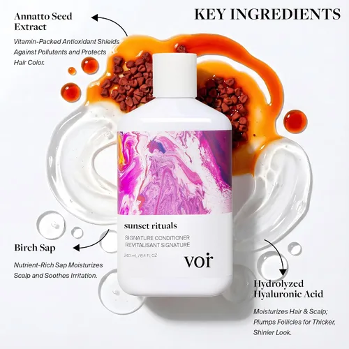 Miniatura 4 de Voir Haircare Acondicionador Signature Sunset Rituals 8.4 Fl Oz