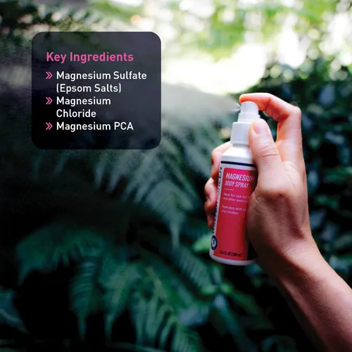 Miniatura 3 de Wintergreen Spray corporal de magnesio, 3.4 onzas líquidas, niebla de recuperación de absorción rápida para aliviar el dolor, calambres