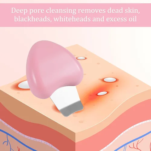 Miniatura 5 de Espátula facial para limpiar la piel, raspador de espinillas, pala de acero inoxidable, kit de herramientas para eliminar puntos negros, agujas