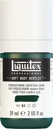 Miniatura 141 de Liquitex Professional Soft Body - Pintura acrílica, botella de 2 onzas (59 ml), blanco titanio Titanio Blanco
