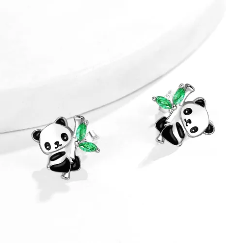 Miniatura 5 de AxolotlFoxPandaUnicornHorseDog Earrings 925 Sterling Silver Hypoallergenic Animal Stud Earrings Jewelry Gifts for Girls Kids Women