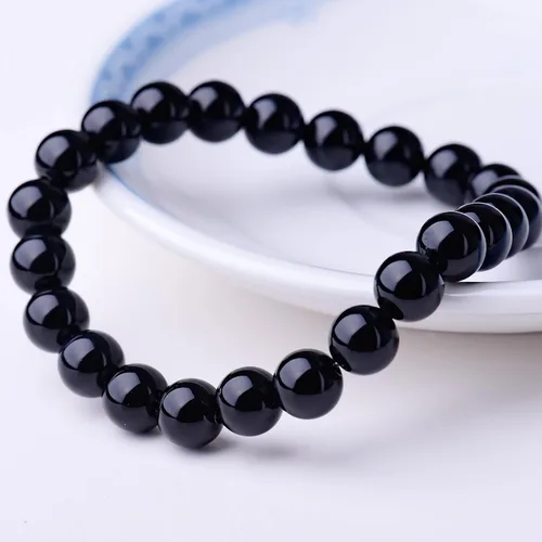 Miniatura 6 de Pulsera elástica de cuentas de cristal curativo de 8mm.