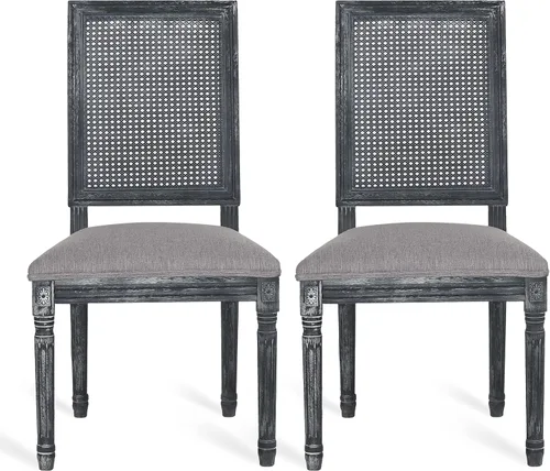 Miniatura 15 de Christopher Knight Home Regina Silla de comedor, madera, beige + natural