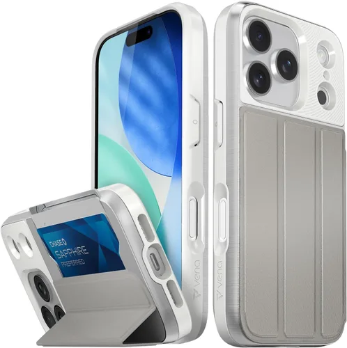 Miniatura 83 de VENA vCommute Funda tipo cartera compatible con Apple iPhone 14 (15.5 cm), funda de cuero con tapa plegable, tarjetero con función de soporte