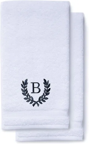 Miniatura 82 de Toallas de mano decorativas y con monograma para baño, cocina, maquillaje Regalo personalizado para boda-nupcial Toalla turca de lujo