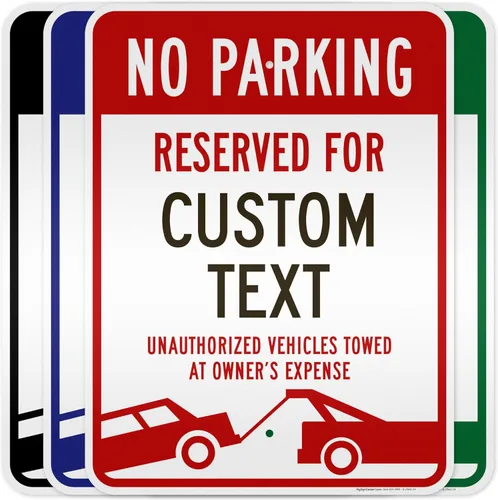 Miniatura 14 de My Sign Center - Letrero personalizado de no estacionamiento, letrero de estacionamiento reservado personalizado para negocios, 10 x 14 pulgadas