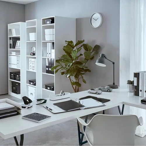 Miniatura 10 de Leitz Tijeras de titanio, para diestros o zurdos, 2.6 x 0.6 x 5.9 in, papelería de oficina, mango ergonómico, rango WOW, color blanco perla