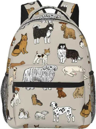 Miniatura 10 de Fiokroo Mochila escolar para estudiantes, adolescentes, hombres y mujeres, mochilas para laptop, mochila de viaje con múltiples bolsillos, Mochila a