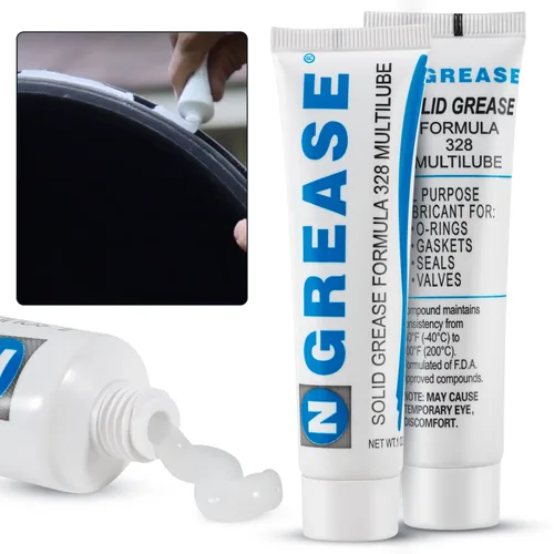Lubricante de grasa y junta tórica para juntas tóricas Hayward SPX0327-2oz Lubricante de silicona impermeable para filtros de piscina, grasa de