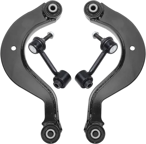 Miniatura 187 de Detroit Axle - Brazos de control superiores traseros para Chrysler 300 Dodge Challenger Charger Magnum, reemplazo del conjunto de brazos de control