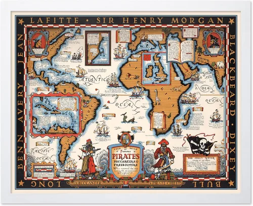 Miniatura 21 de Poster Master Póster retro de viaje con mapa monumental vintage de Florencia, arte italiano, gran regalo para hombres, mujeres, amantes