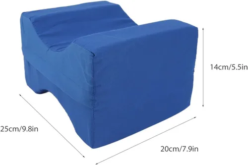 Miniatura 2 de Almohada de rodilla para dormir de lado, almohada de espuma viscoelástica para piernas entre las piernas, almohada para dolor de cadera y espalda
