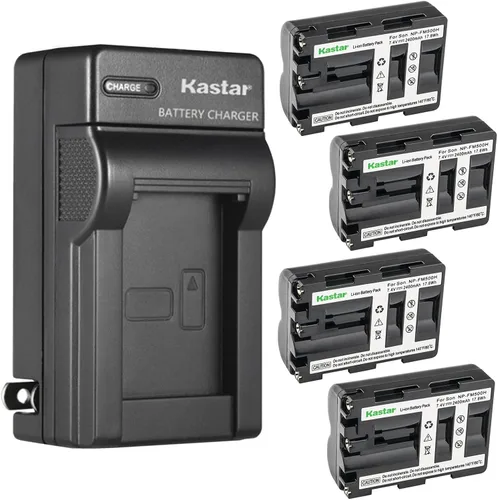 Miniatura 7 de Kastar NP-FM500HN - Cargador de batería de pared de CA de repuesto para Sony DSLR-A200W, DSLR-A200WB, DSLR-A300, α300, Alpha A300, DSLR-A300K