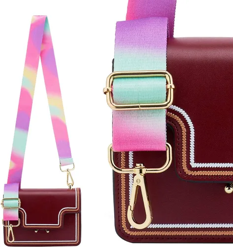 Miniatura 301 de ZOOEASS - Correa de repuesto para cartera, para colgar en el hombro o para cruzar, ancha y ajustable, de lona