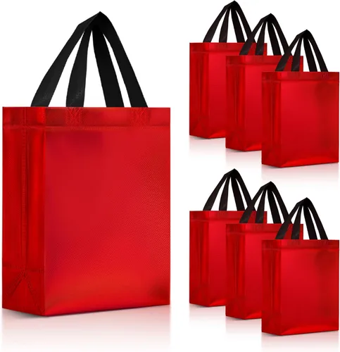 Miniatura 41 de Nush Nush - Bolsas de regalo reutilizables azul aguamarina a granel (azul aguamarina - Tamaño mediano - Juego de 30)
