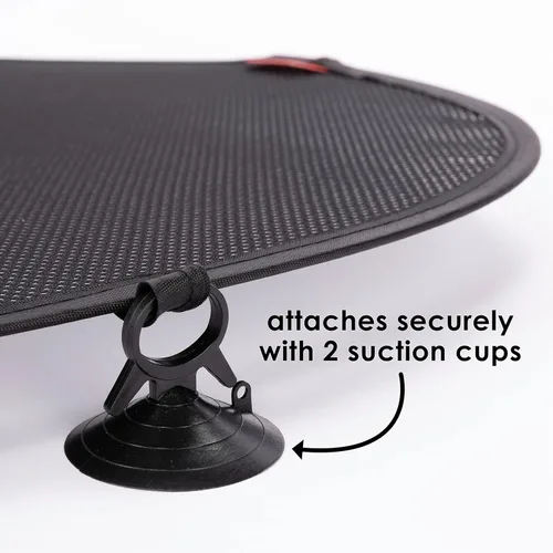 Miniatura 7 de Diono Paquete de 2 parasoles para ventana de automóvil, parasol para ventana lateral con ventosas, bloquea el deslumbramiento del sol, los rayos UV