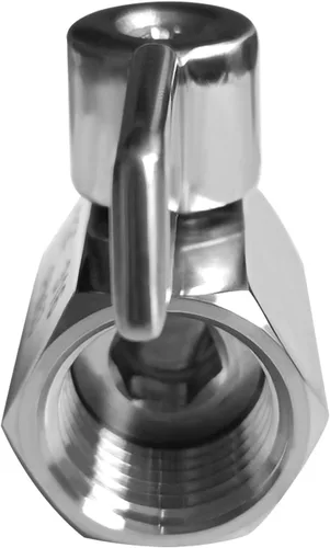 Miniatura 3 de Beduan Mini válvula de bola de acero inoxidable (316) 1" NPT macho x NPT hembra mini válvula de cierre de bola