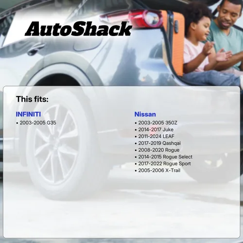 Miniatura 2 de AutoShack Rotores de freno trasero Reemplazo para Infiniti G35 Nissan 350Z Qashqai X-Trail 2008-2020 Rogue 2011-2025 LEAF 2014-2015 Rogue Select